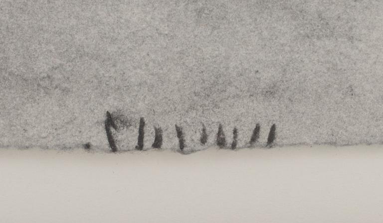 HELENE BILLGREN, blandteknik på papper, signerad.