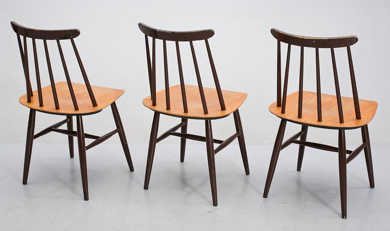 STOLAR, 3 st, "Fanett", Ilmari Tapiovaara, Edsbyverken, 1961.