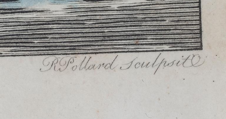 LITOGRAFIER, 2 st, Åland 1800-talets början.
