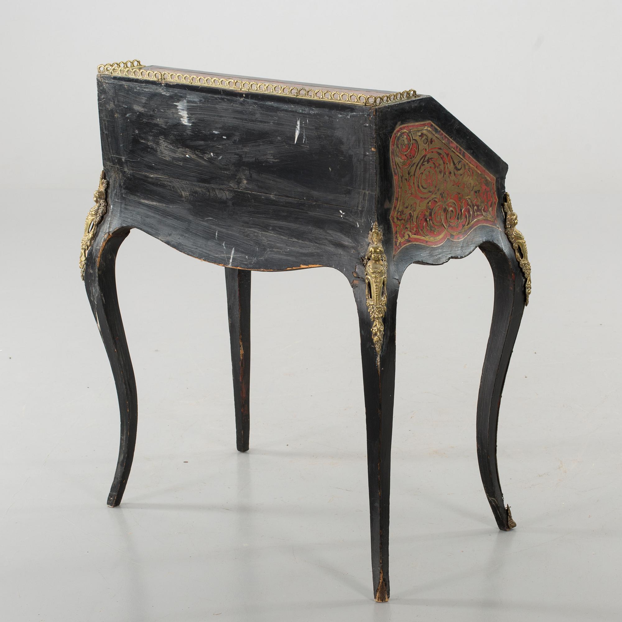 A BOULLE STYLE BUREAU, around 1900.