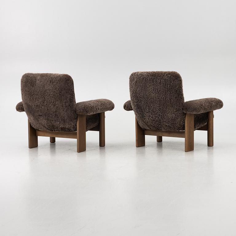 Anderssen & Voll, fåtöljer, ett par, "Brasilia", Audo Copenhagen, Danmark.