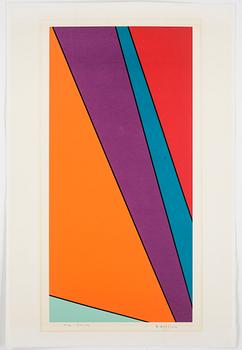 OLLE BAERTLING. Screentryck i färg. Sign o dat 1973-74. Numrerad E/A. Betitlad a tergo.