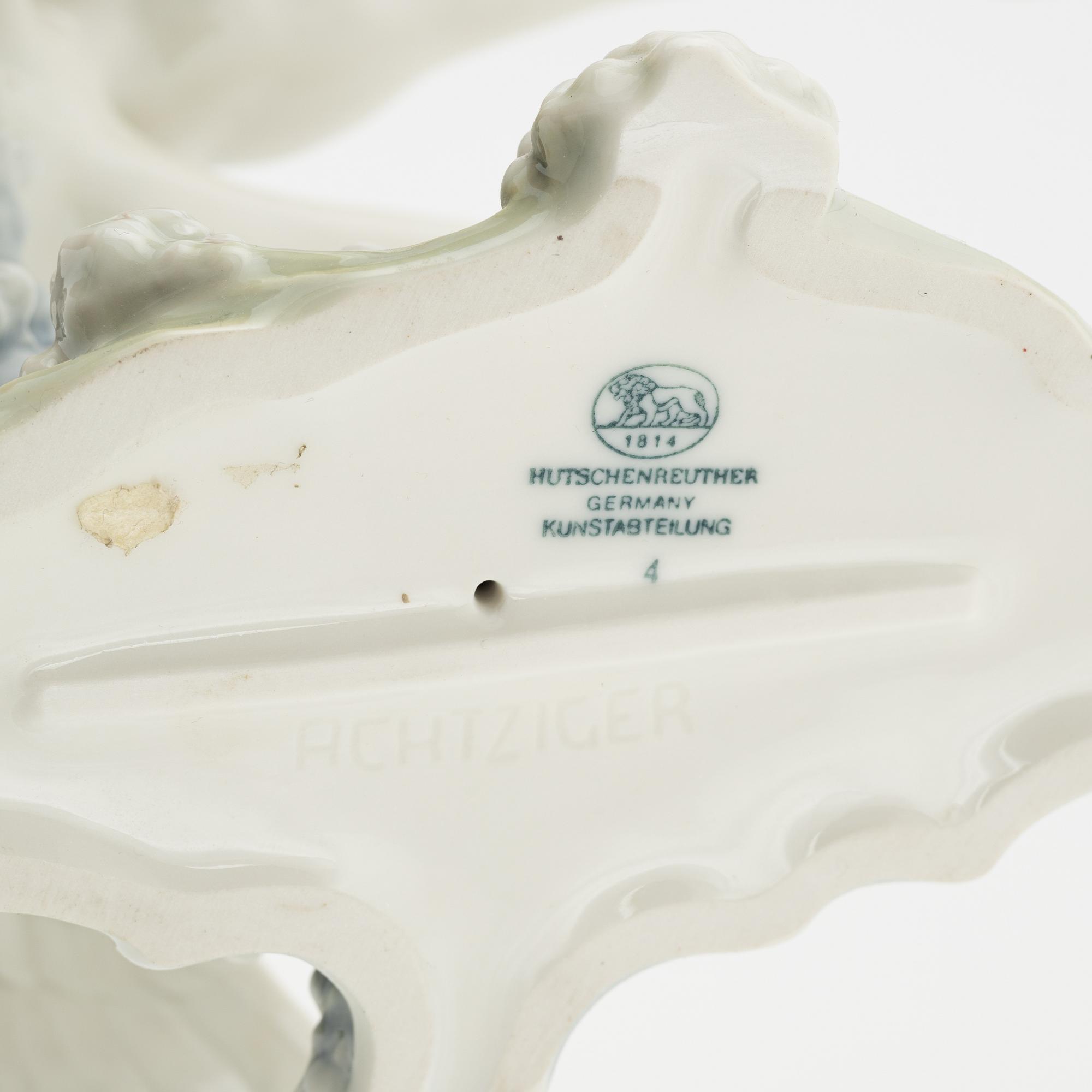 Figurin, porslin, Hutschenreuter, Tyskland, 1900-talets mitt.