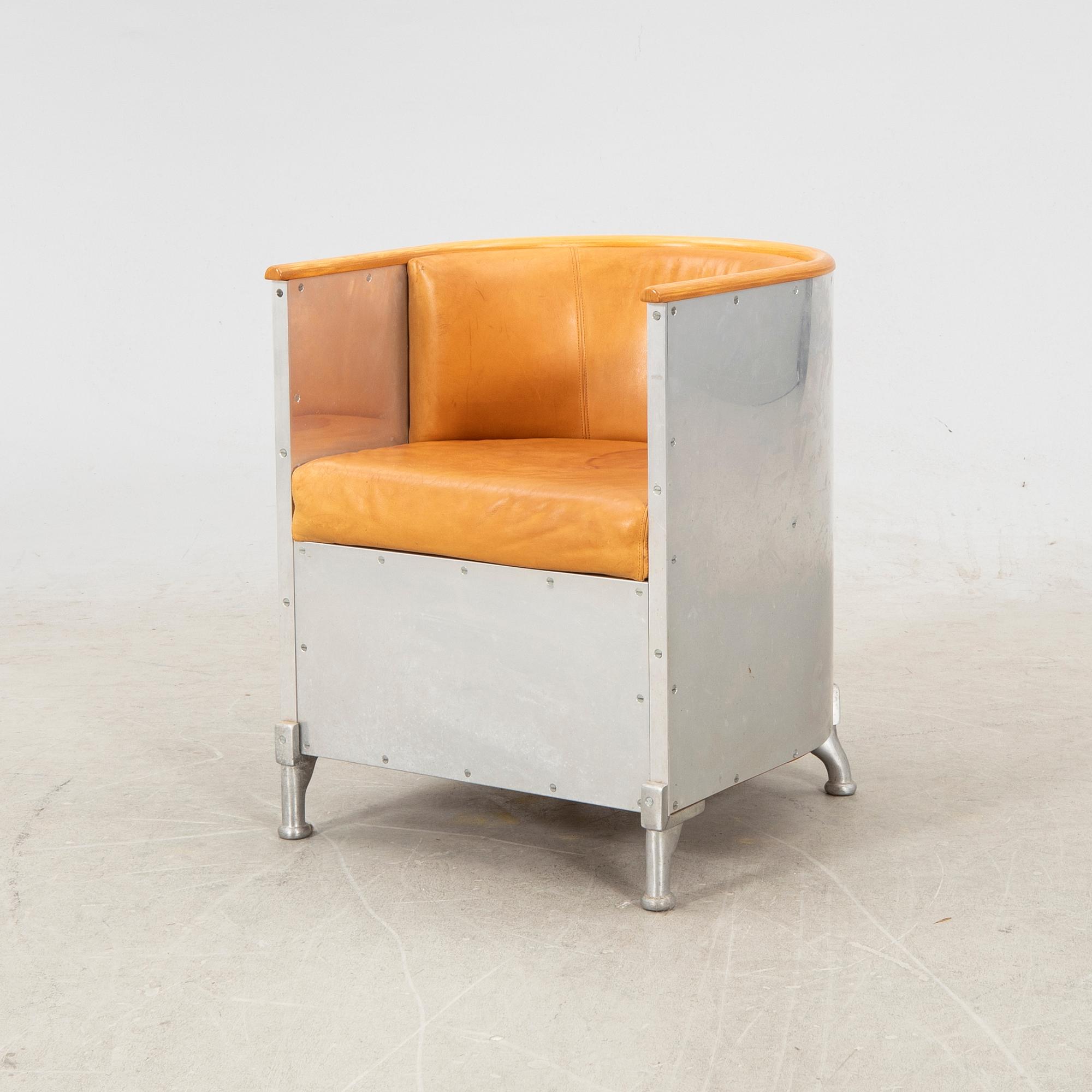 Mats Theselius, fåtölj, "Aluminium chair" Källemo.
