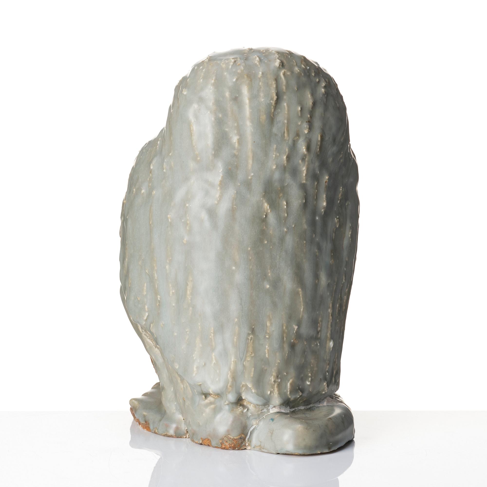 Michael Schilkin, a stoneware sculpture of a monkey, Arabia, Finland, probably 1940s.