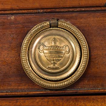 An 18th century late Gustavian secretaire chest of drawers.