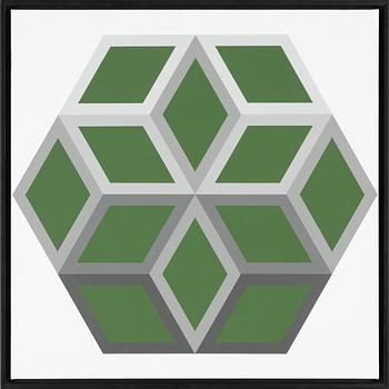 John-Erik Göransson, akryl på duk, signerad a tergo.