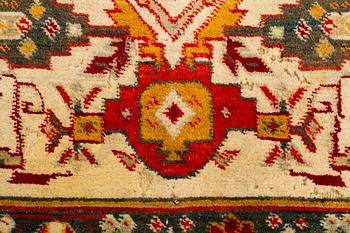 Matta, antik Indisk, sannolikt Agra, ca 467,5-474 x 369,5-374 cm.