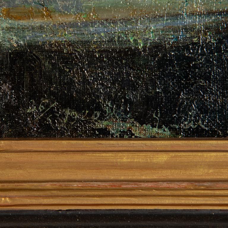 Allan Egnell, "Kvällsstämning över staden eller 'På Café'".