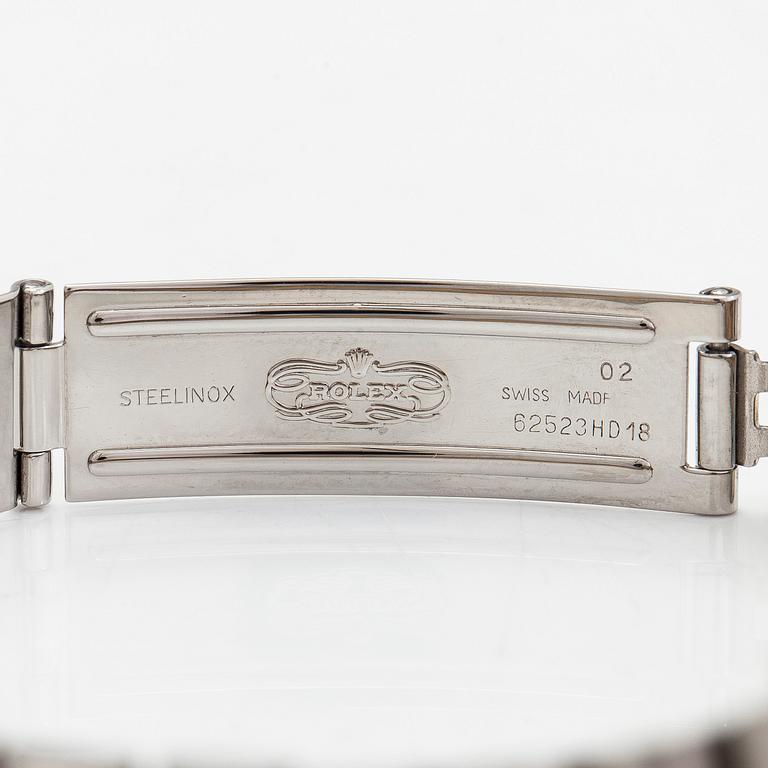 Rolex, Oyster Perpetual, Datejust, "Diamond Dial", rannekello, 26 mm.