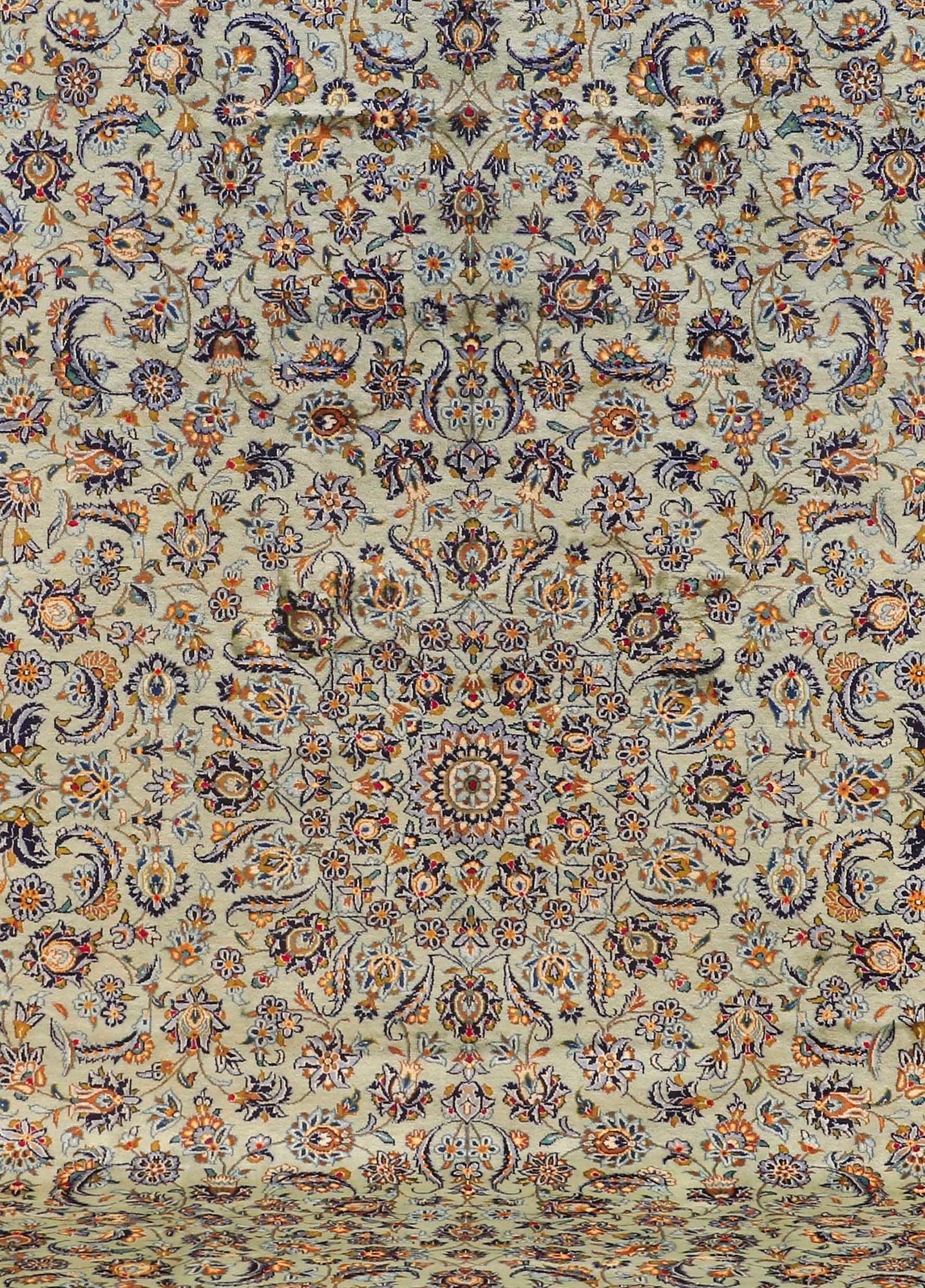 A carpet, Kashan, around 420 x 300 cm.