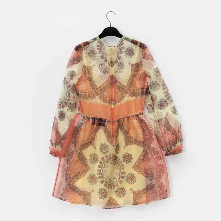 Valentino, a silk and cotton dress, size 38.