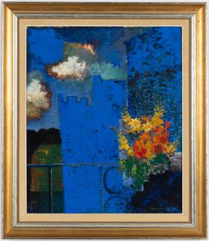 Axel Olson, olja på duk, signerad.