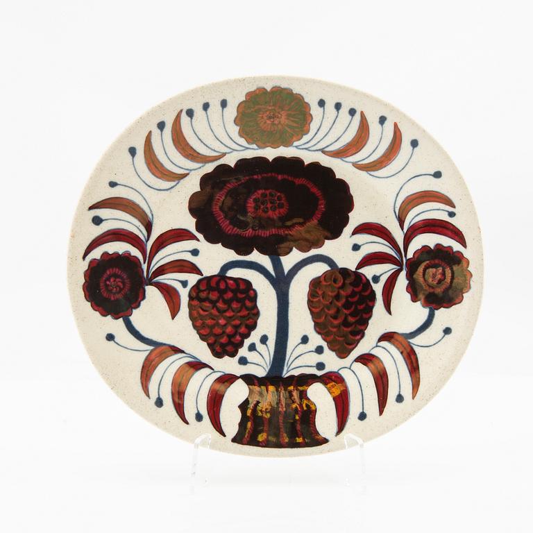 Birger Kaipiainen, fat, keramik, "Rose", Arabia Finland 1980.
