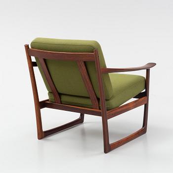 Peter Hvidt & Orla Mølgaard Nielsen, a FD 130' lounge chair, France & Daverkosen, Denmark, 1960's.