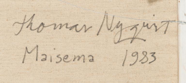 Thomas Nyqvist, a tergo signed and dated 1983.