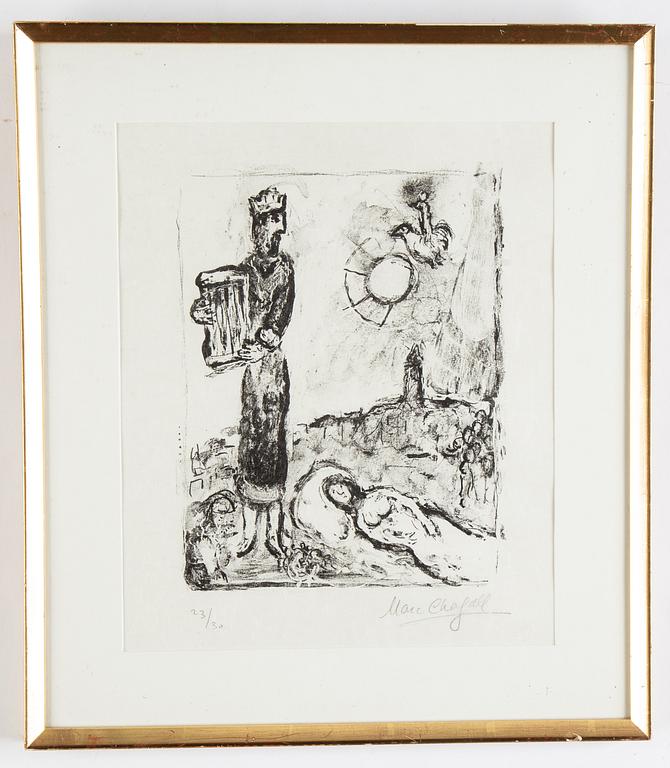 Marc Chagall, lithograph, signed and numbered 23/30.
