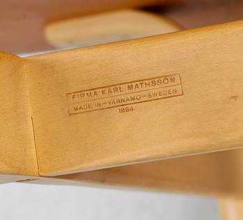 MATBORD, Bruno Mathsson, Firma Karl Mathsson, 1900-talets andra hälft.