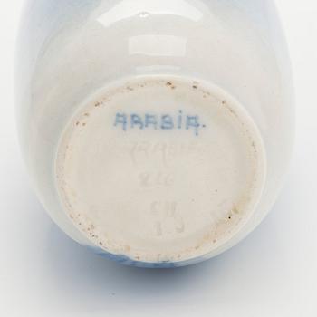 Thure Öberg, vaser, 2 st, porslin, Arabia.