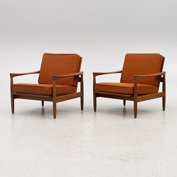 Erik Wørts, a pair of 'Kolding' easy chairs, Ikea, 1960s.