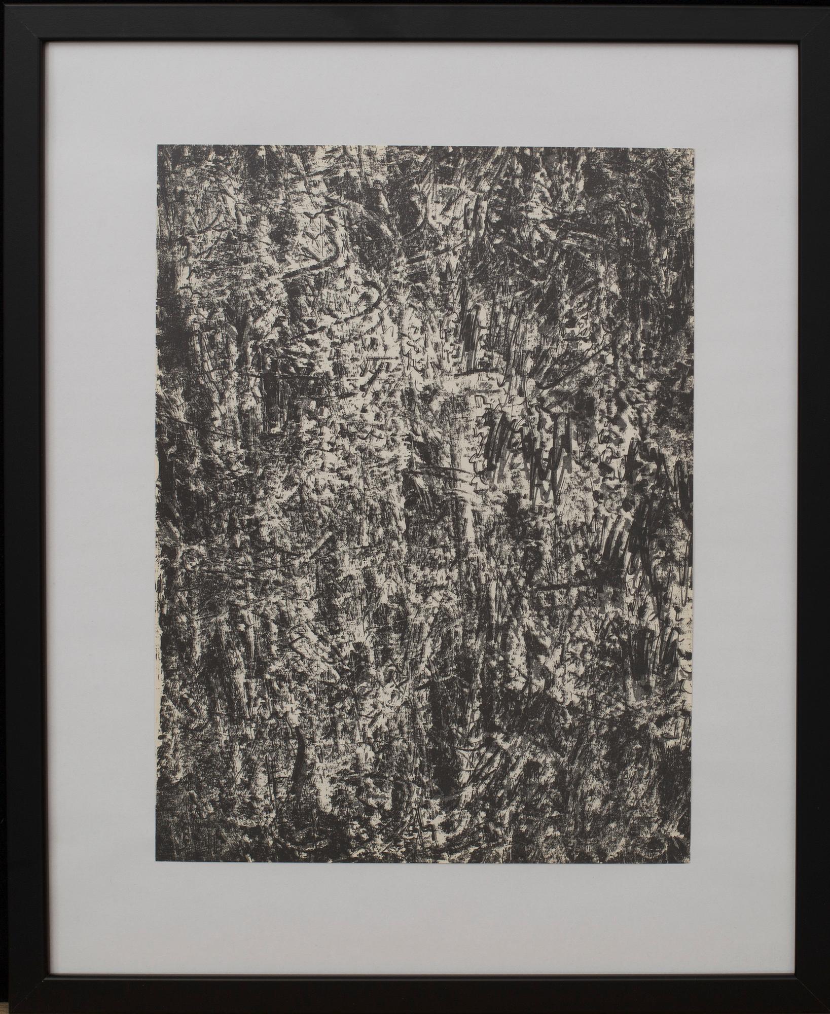 FRANCOIS FIEDLER, litografi, ur Derrière le Miroir nr 119 1960.