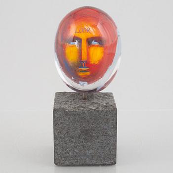 Bertil Vallien, skulptur, glas, "Look", numrerad, Kosta Boda Atelier.