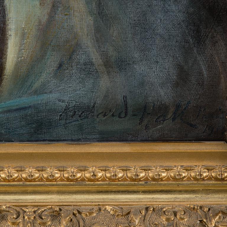 RICHARD HALL, olja på duk, signerad.