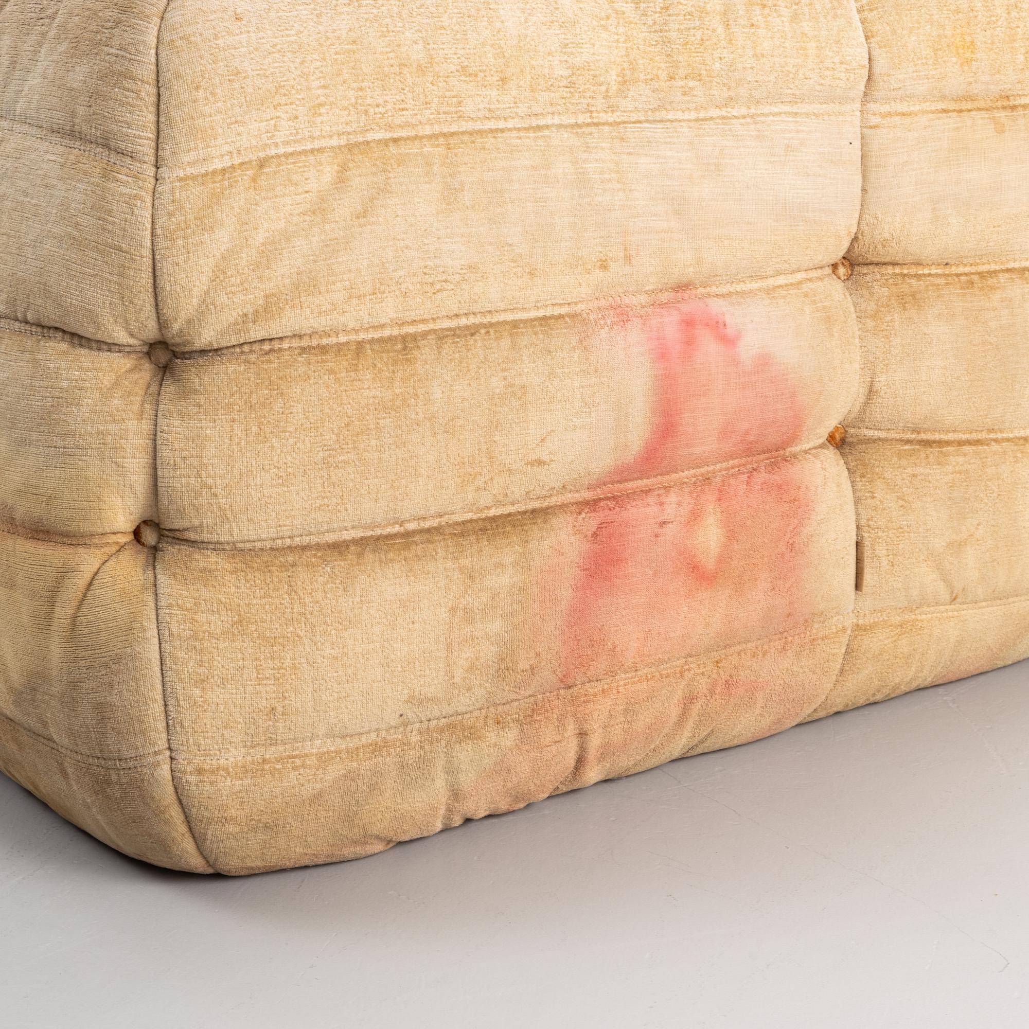 Michel Ducaroy, a 6-piece 'Togo' modular sofa, Ligne Roset, France.