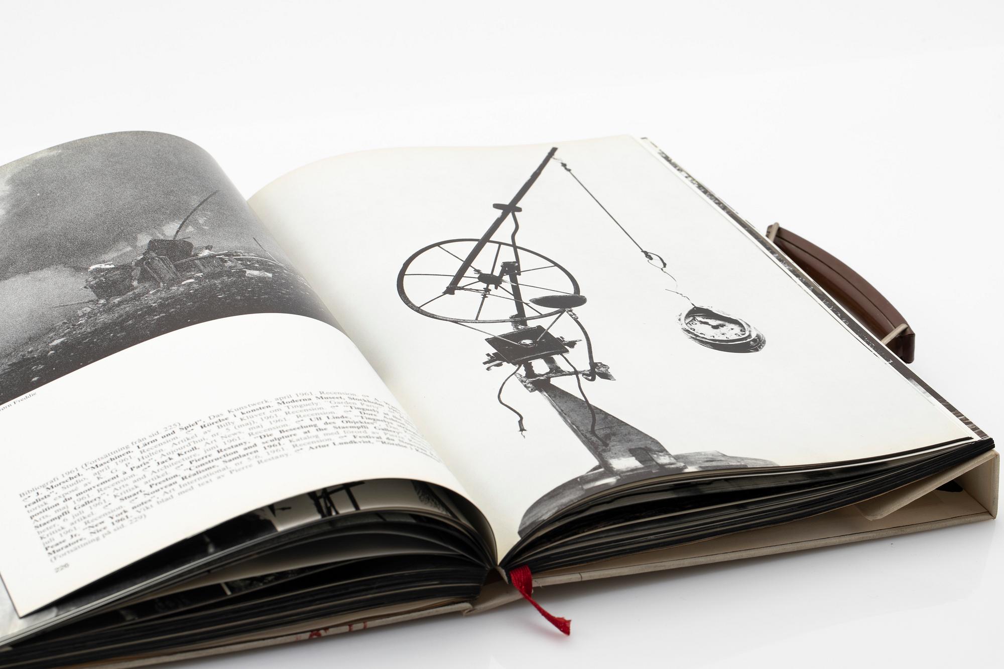 BOOK, "Méta", Jean Tinguely by Pontus Hultén, Moderna Museet, 1972.