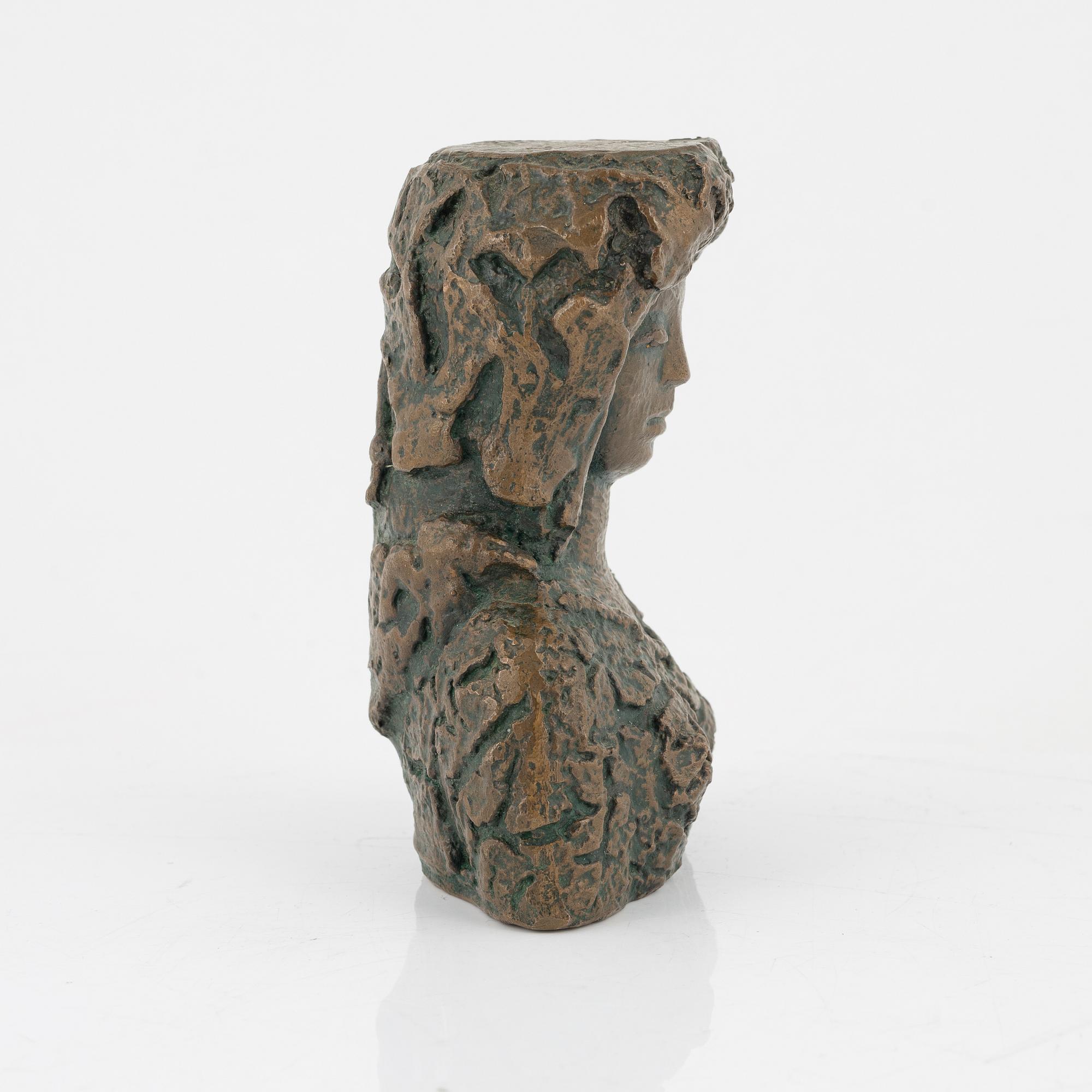 Voldemar Balutis, a signed bronze sculpture, dated 1975.