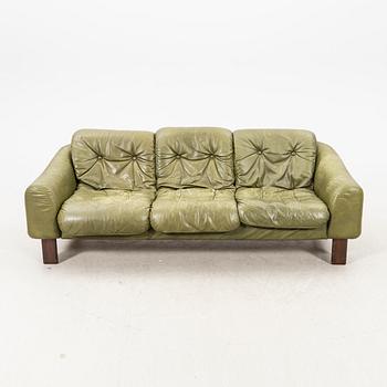 Two sofas, leather, 1970s.