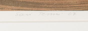 Sari Tenni, litograph in colours, signed and dated -07, numbered 21/70.