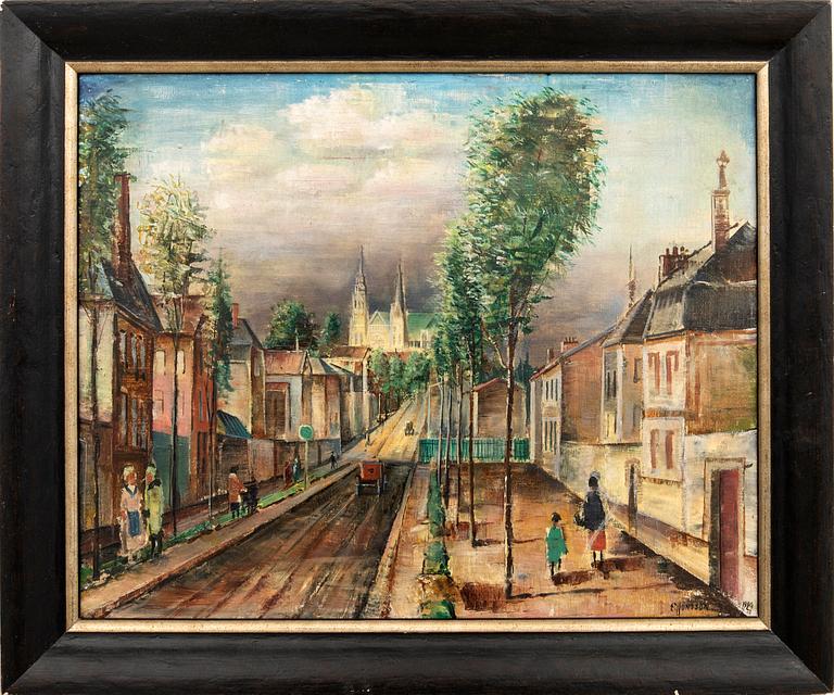 Erik Jönsson, "Infarten till Chartres söderifrån".