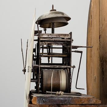 A Swedish longcase clock, dated 1828.