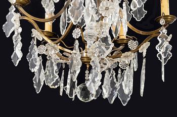 A Baroque style chandelier, first half of the 20th century/middle.