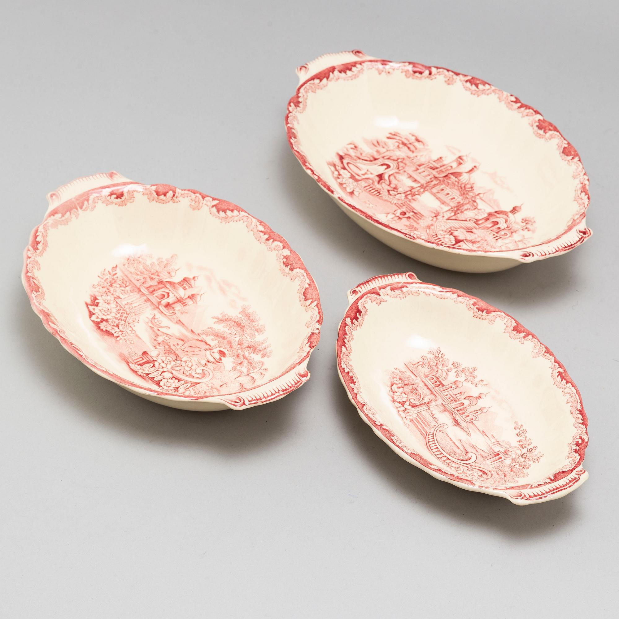 A part dinner creamware 'Bengali' service, Rörstrand, 1948-1956 (76 pieces).