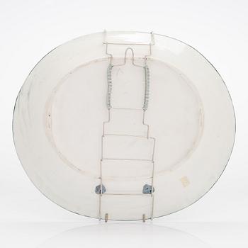 Birger Kaipiainen, a decorative stoneware dish, marked  Kaipiainen, Arabia.