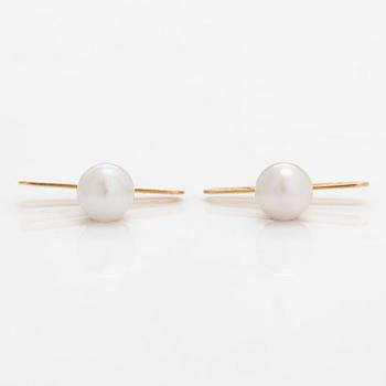 Knappar till frackskjorta, 18K guld och odlade pärlor. G. Dahlgren & Co, Malmö.