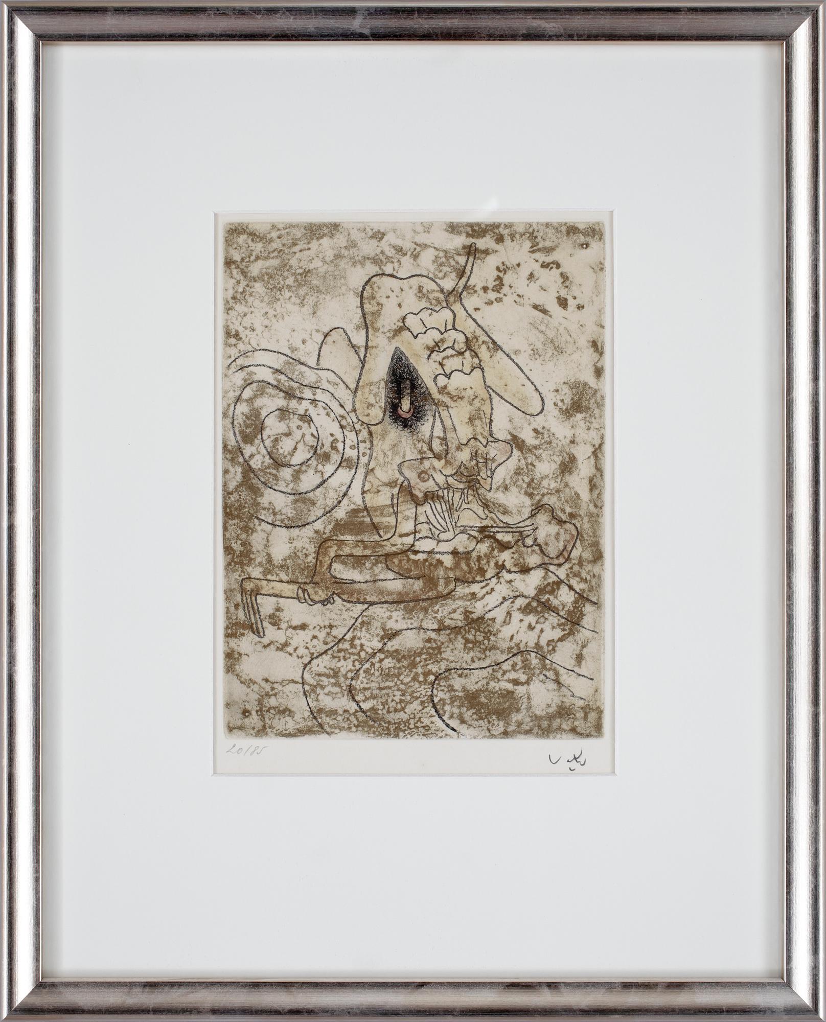 ROBERTO MATTA, etsning, sign och numr 20/85.