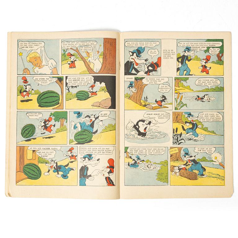 Comic book, Donald Duck & Co, no 8. 1949.