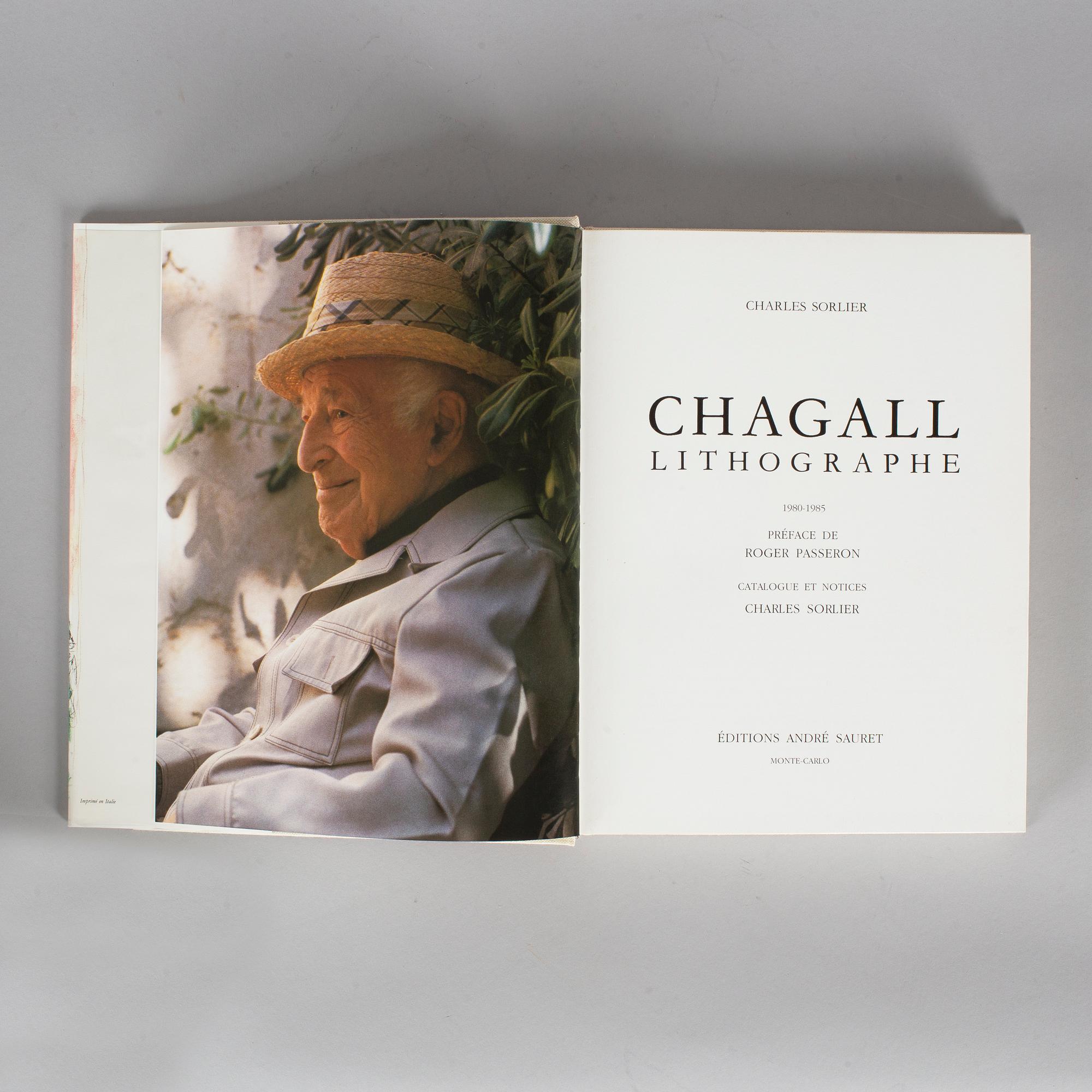 Three  volumes, "Chagall Lithographe, "IV, V, VI", 1969-1985.