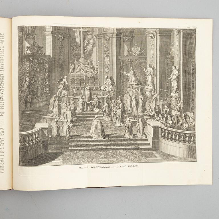 With 248 engraved plates relating to religious costumes and ceremonies, including distant lands such as China, 9 vols.