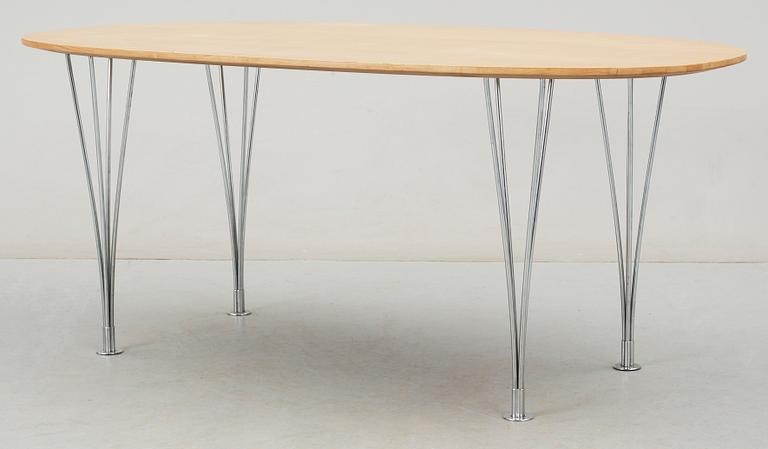 BORD, "Superelips", Design Bruno Mathsson och Piet Hein, Bruno Mathsson International AB, 1900-talets andra hälft.