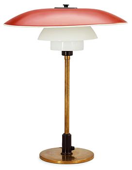 47. A Poul Henningsen brass table lamp '4/3', Louis Poulsen.