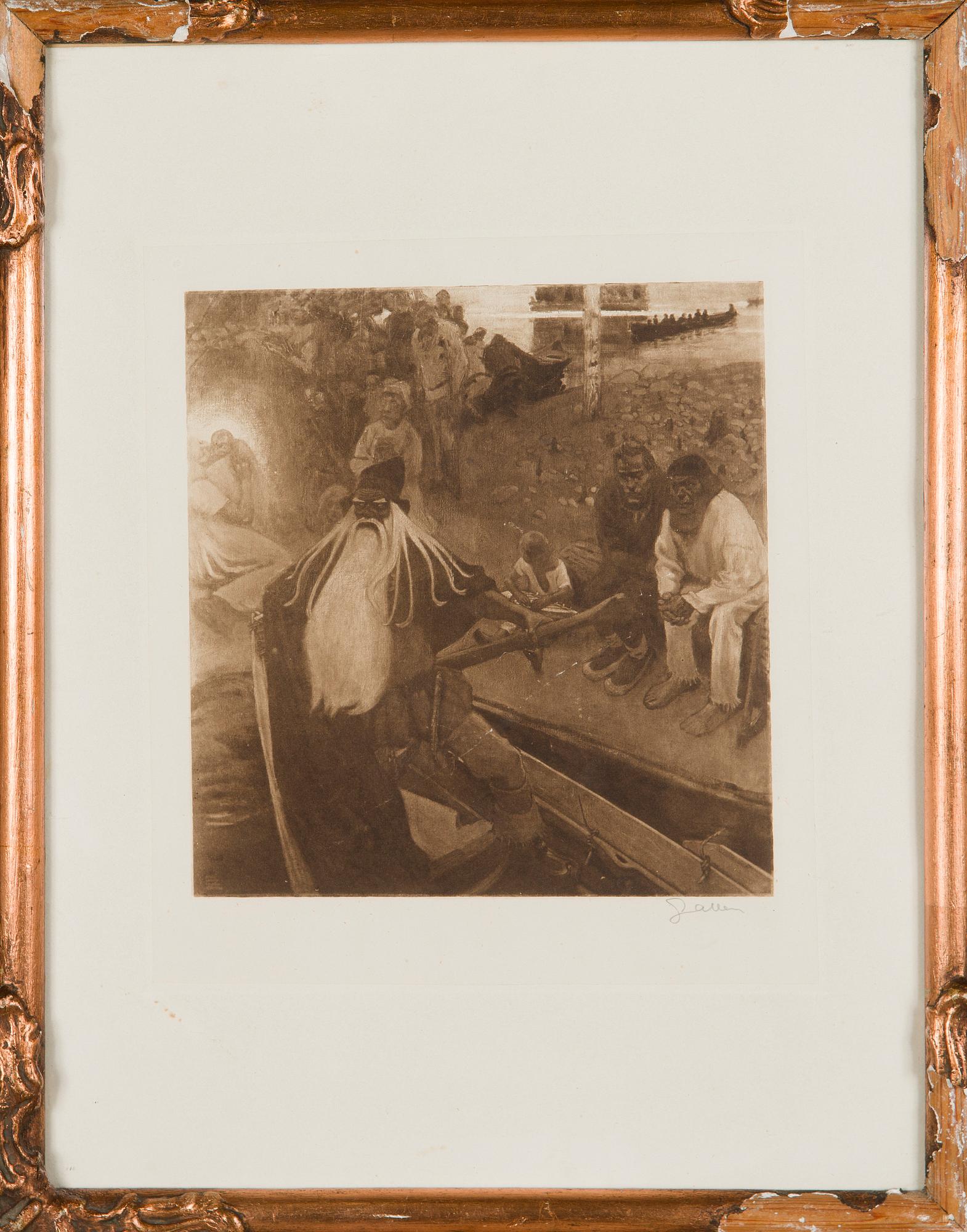 Akseli Gallen-Kallela, "Väinämöisen lähtö".