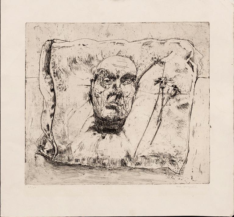 Lena Cronqvist, etching sing and numbered 68/150.