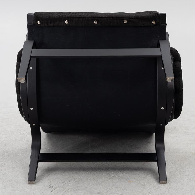 Bruno Mathsson, Armchair with footstool, 'Pernilla', Dux.
