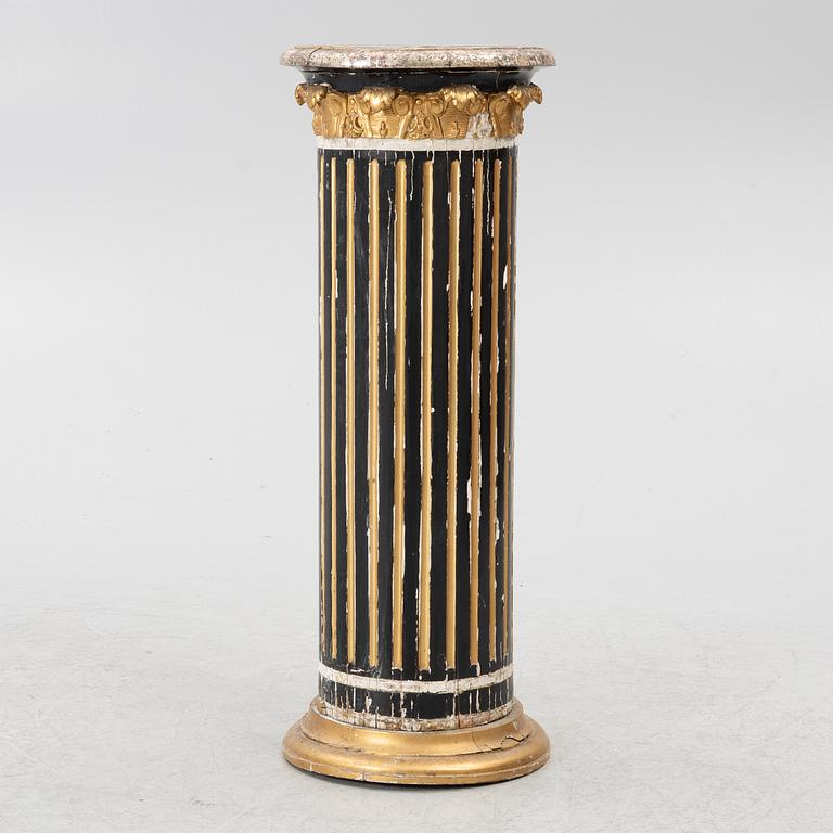 Piedestal, 1800-talets slut.