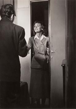 ROBERT DOISNEAU, gelatinsilverfotografi, stämplad a tergo.