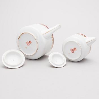 A late 19th Century 16-piece Russian Porcelain Tea Set by Gardner.